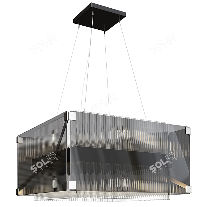 Troy Apollo 8-Light Chandelier Supreme 3D model image 1