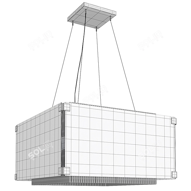 Troy Apollo 8-Light Chandelier Supreme 3D model image 2