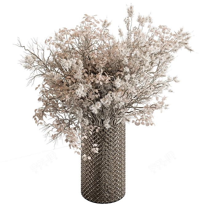 Title: Pampas 99 Dry Plants 3D model image 1
