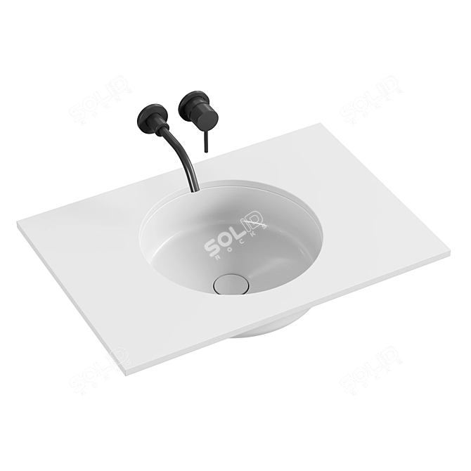 Marea Set 2-Piece Sink 3D model image 2