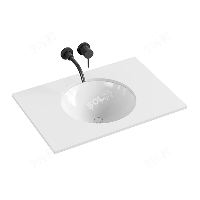 Marea Set 2-Piece Sink 3D model image 3