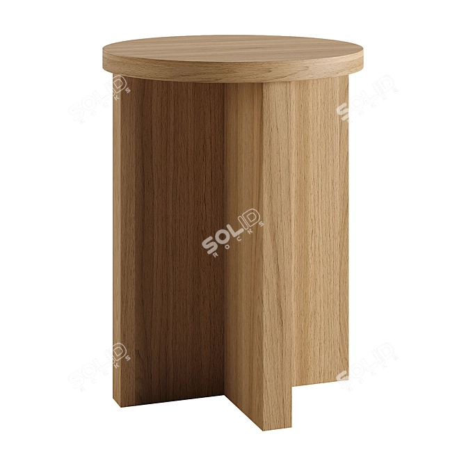 Modern CHENE Side Table Set 3D model image 3