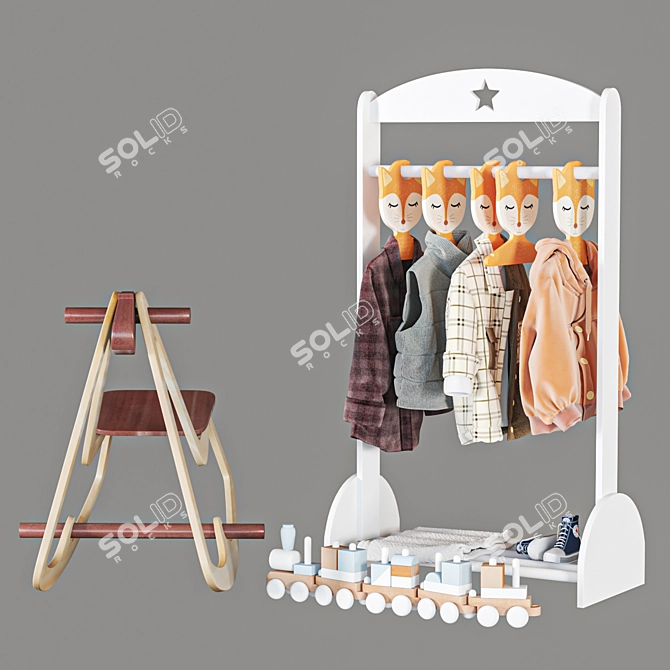 Child Clothing Set, 3D Models 3D model image 5