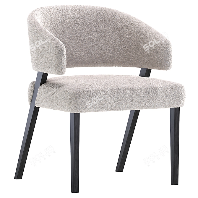 Modern Chic Chair by Cazarina 3D model image 3