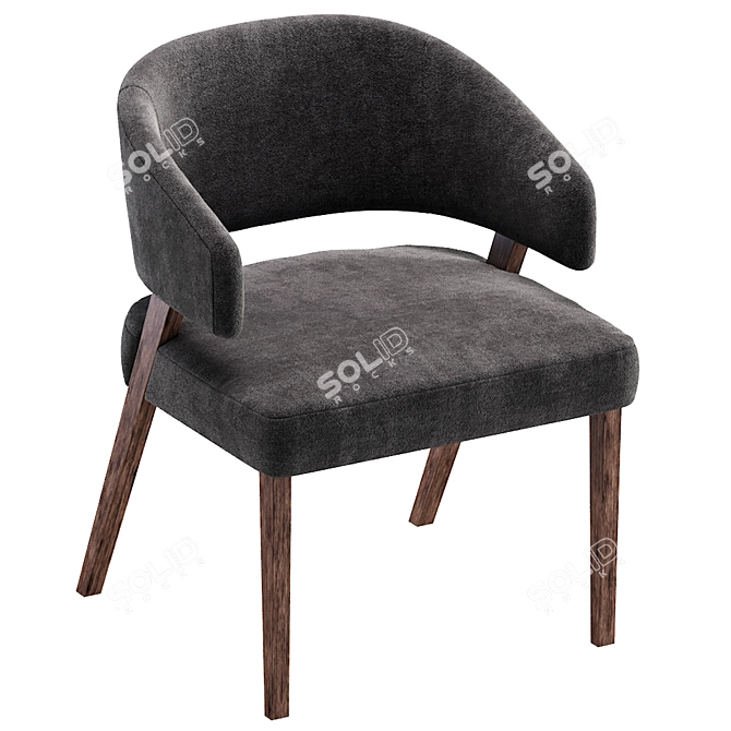 Modern Chic Chair by Cazarina 3D model image 4