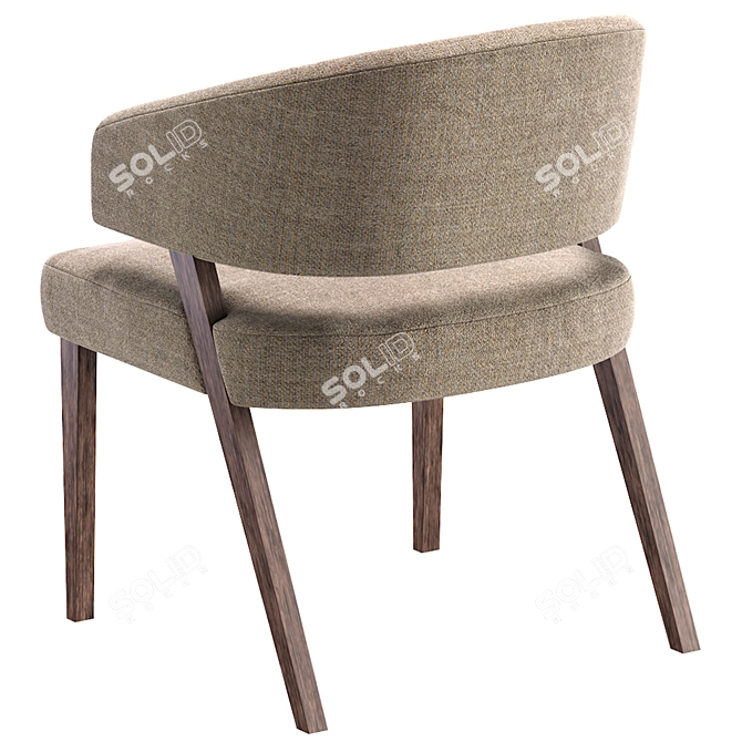Modern Chic Chair by Cazarina 3D model image 5