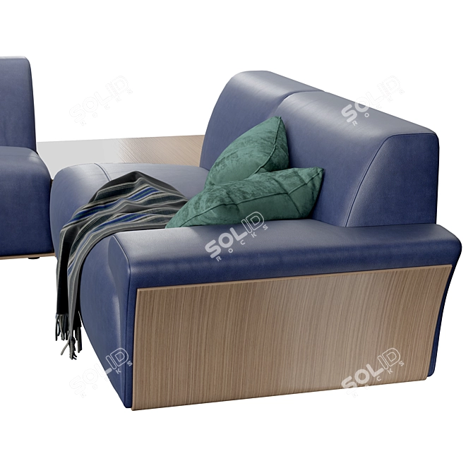 Blossoming Comfort Sofa: Fiordiloto Collection 3D model image 2