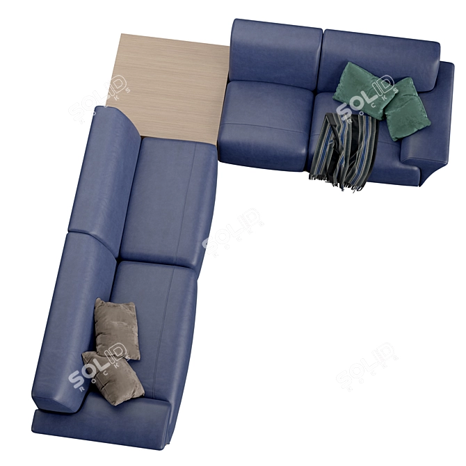 Blossoming Comfort Sofa: Fiordiloto Collection 3D model image 4