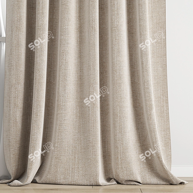 Polygonal Model Curtain Texture Archive 3D model image 2