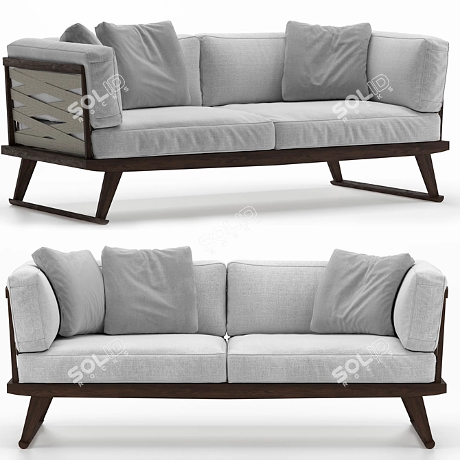 Gio Sofa by Antonio Citterio 3D model image 1