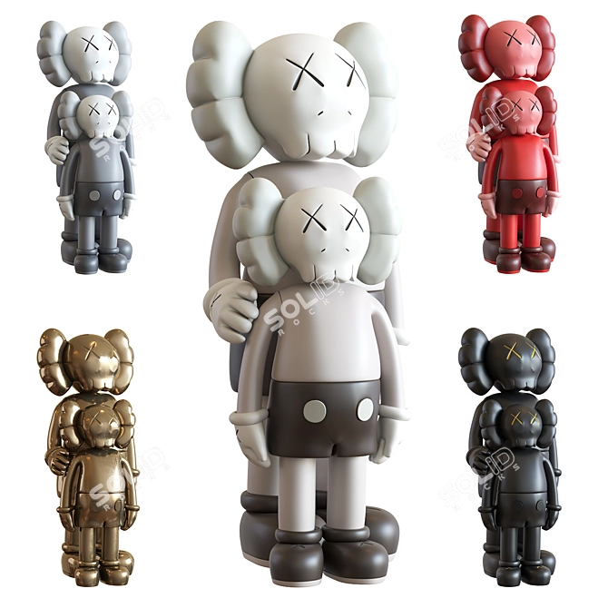 KAWS Reveals Artist Model 2016 3D model image 1