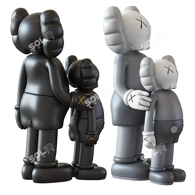 KAWS Reveals Artist Model 2016 3D model image 2