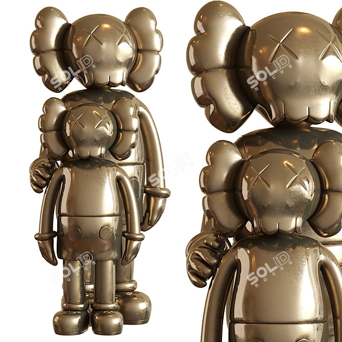 KAWS Reveals Artist Model 2016 3D model image 4