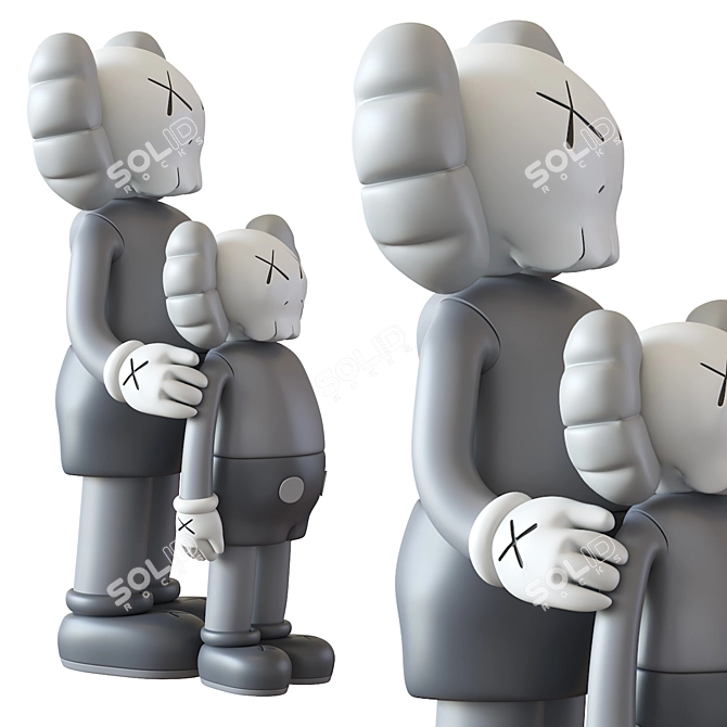 KAWS Reveals Artist Model 2016 3D model image 5