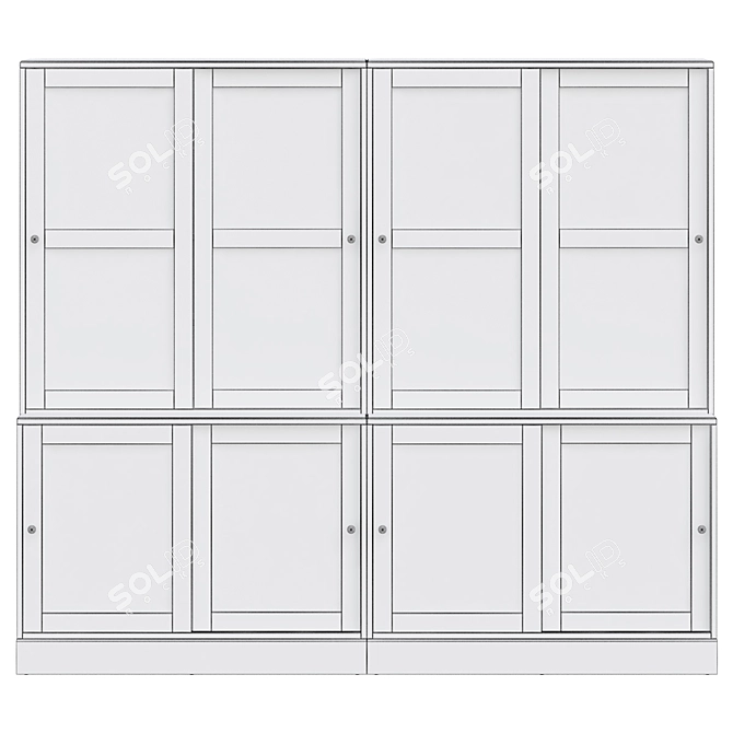 HAVSTA Sliding Glass Door Storage 3D model image 5