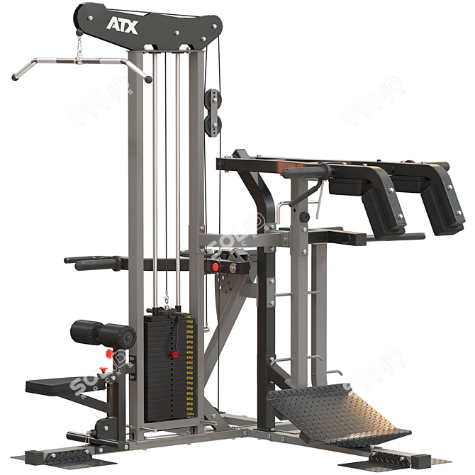 ATX Multiplex Home Gym System 3D model image 3