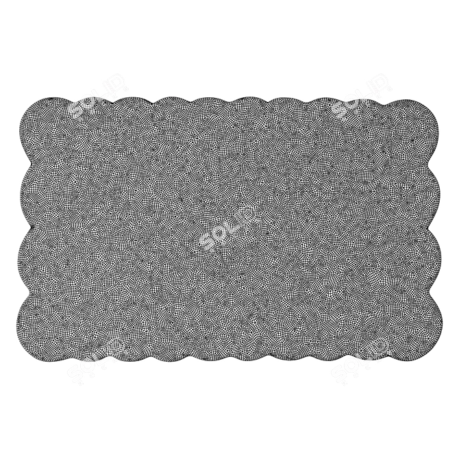 Rissa Hand-Tufted Rug Duo 3D model image 3