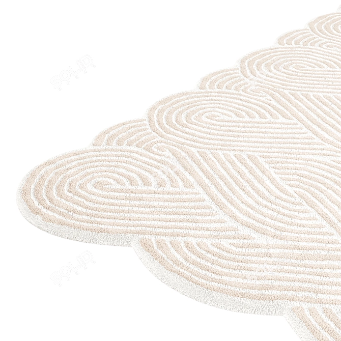 Rissa Hand-Tufted Rug Duo 3D model image 4