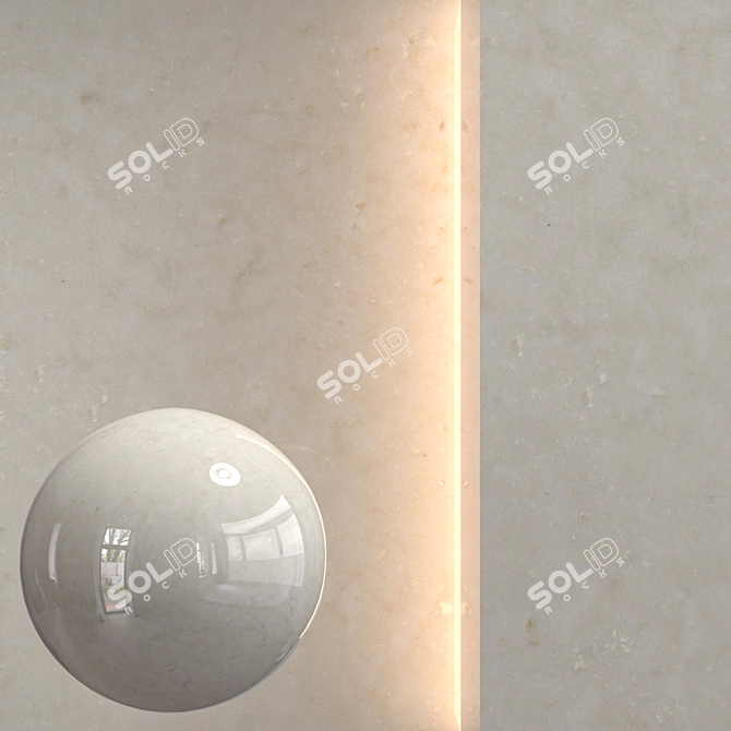 Marble Roughness Seamless Texture 3D model image 1