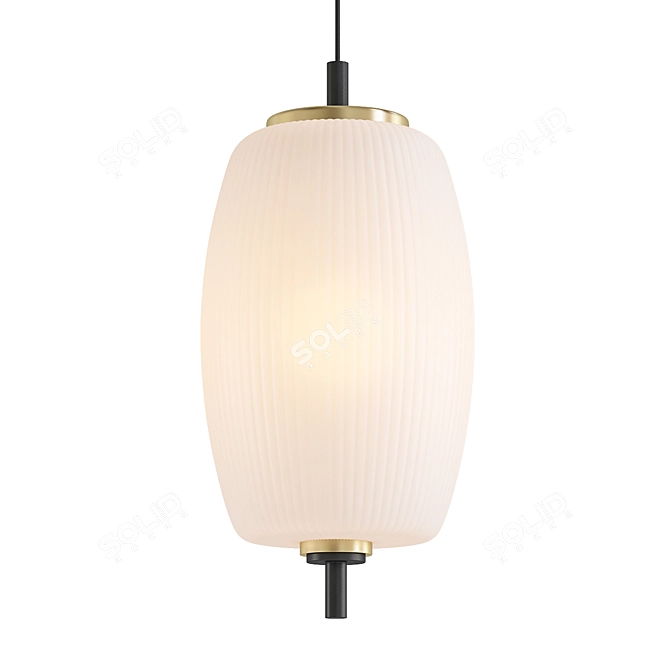 Sleek Ayala Pendant Light 3D model image 1