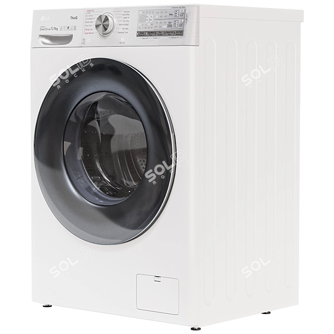 LG TW4V9RD9E Washing Machine 3D model image 3