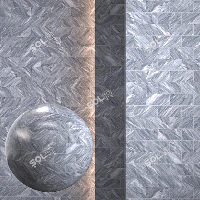 Texture Seamless Stone Set 3D model image 1