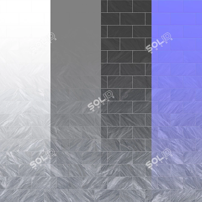 Texture Seamless Stone Set 3D model image 2