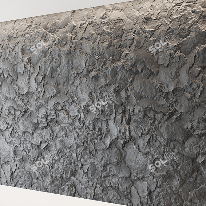 Stone Wall Texture Pack 3D model image 3