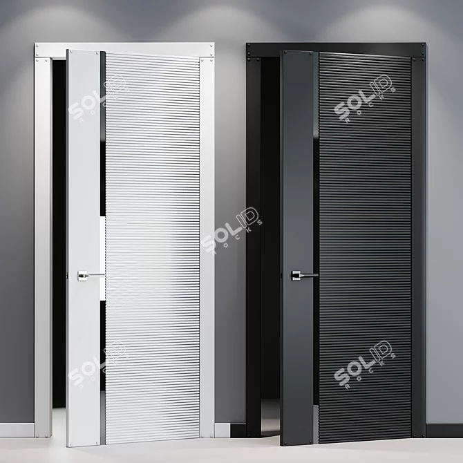 Modern Door Flexo Design Solution 3D model image 2