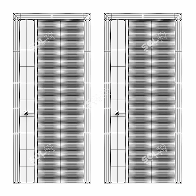 Modern Door Flexo Design Solution 3D model image 4