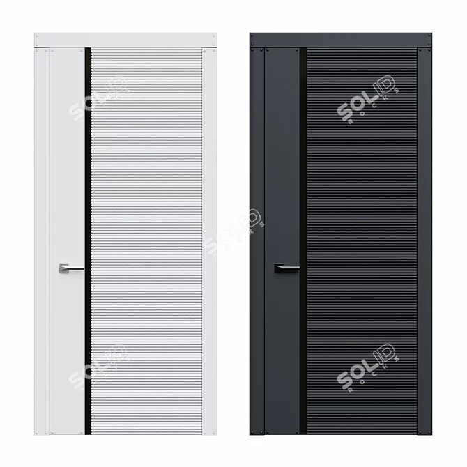 Modern Door Flexo Design Solution 3D model image 5