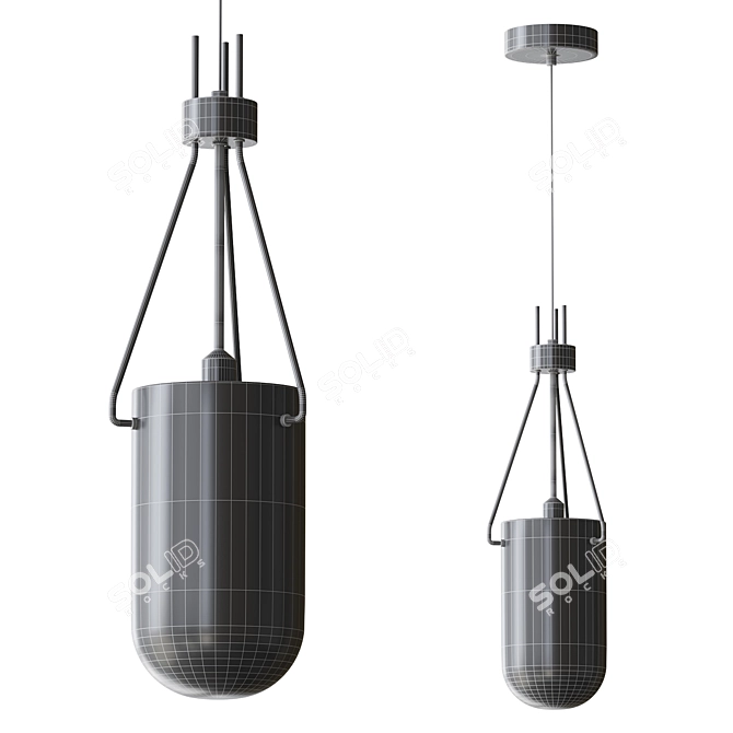 Modern Design Lamp Fixture "NOAM 3D model image 2