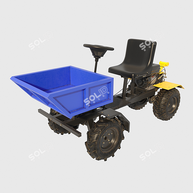 Title: Adaptable Moto Block Kit 3D model image 2