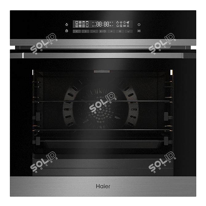 Haier White Built-In Kitchen Set 3D model image 3