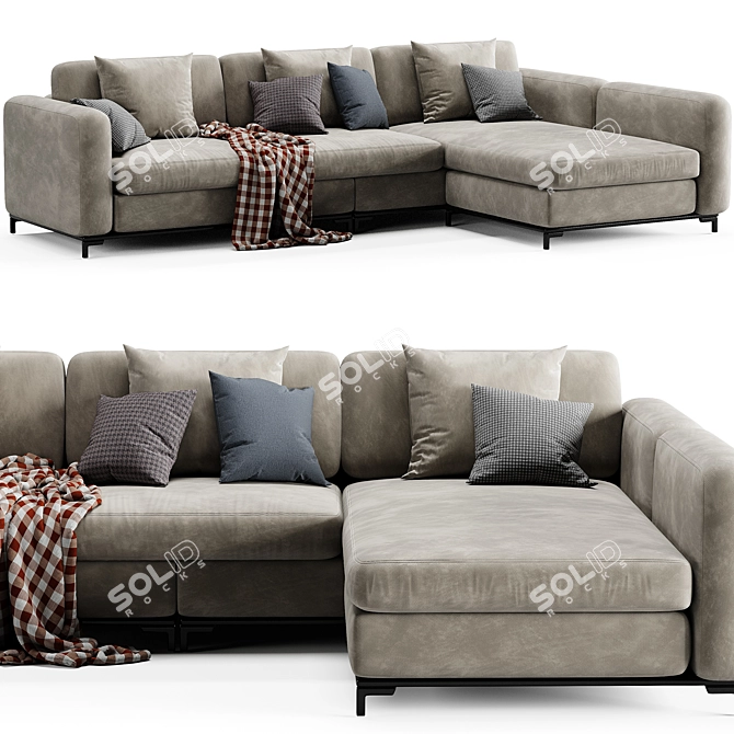 Boconcept 2015 Sofa 3D Model 3D model image 2