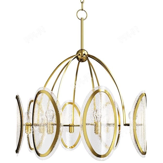 Sleek Hudson Valley Chandelier 3D model image 1