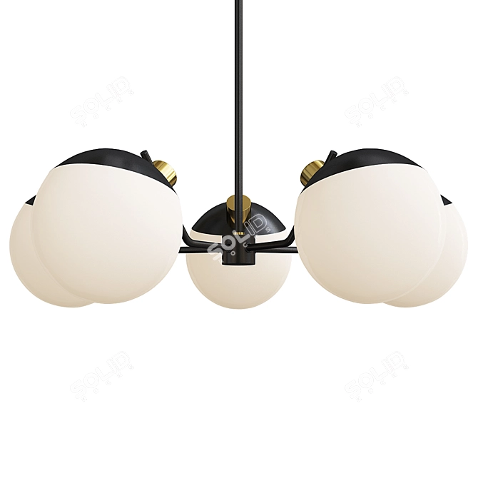 Elegant Mitzi Miranda Chandelier 3D model image 1