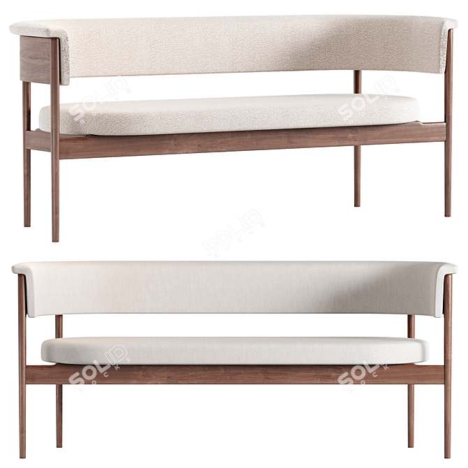 Modern Design N-CC02 Sofa 3D model image 2