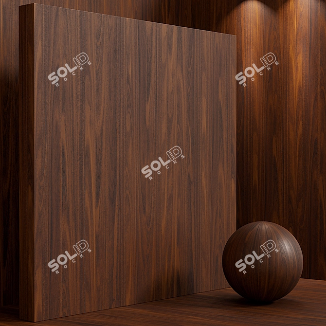 Seamless Eucalyptus Wood Material Set 3D model image 6