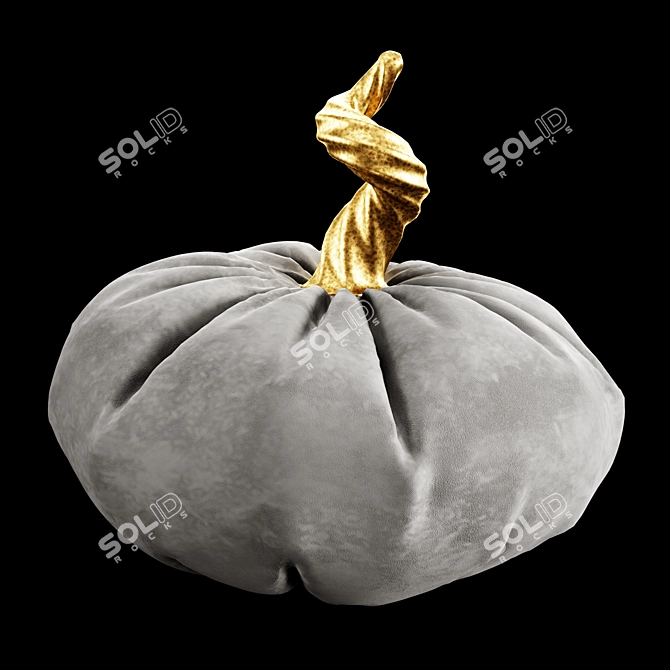 Handcrafted Decorative Pumpkin 3D model image 1