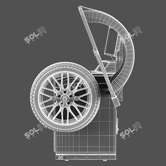 Automated Precision Balance Machine 3D model image 5