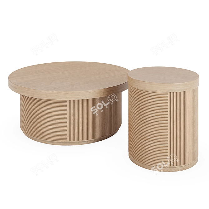  Avenla Coffee & Side Tables 3D model image 5