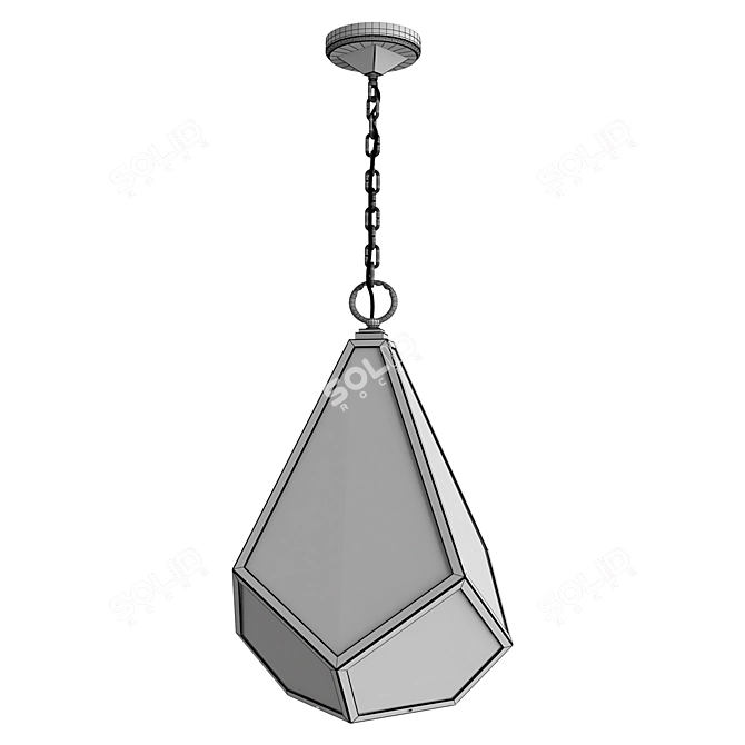 Feiss Pendant Light FE-DIAMOND-P-M 3D model image 2