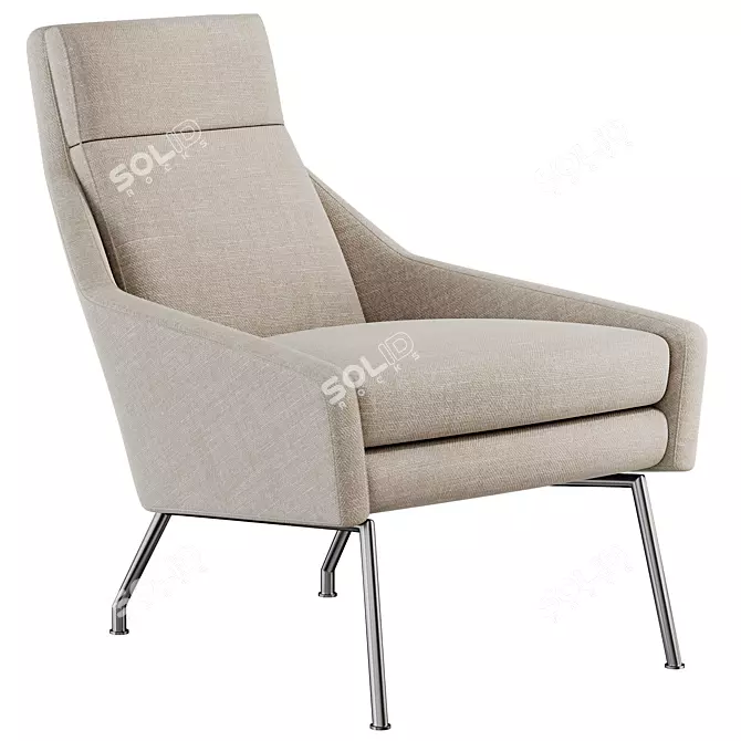 Modern Austin Chair: 3D Design 3D model image 5