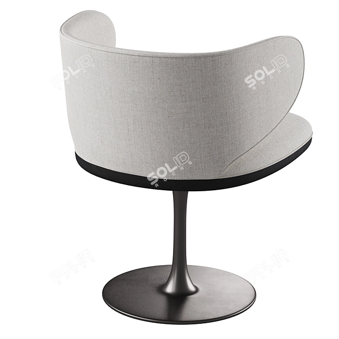 Modern Chic Petra B Chair 3D model image 3