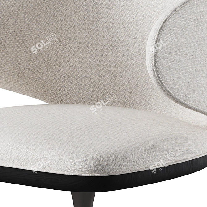 Modern Chic Petra B Chair 3D model image 4