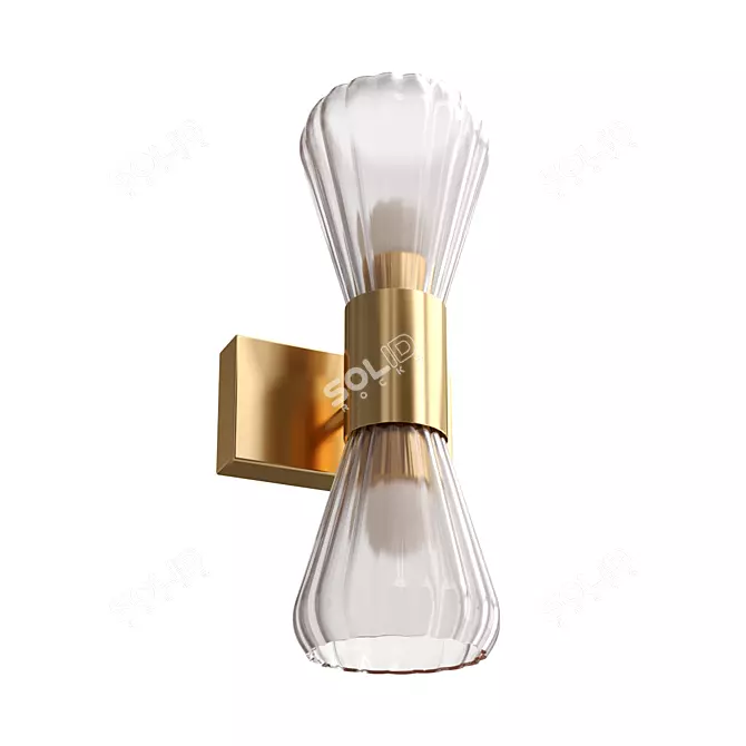 Elegant DIORI Sconce Light 3D model image 1