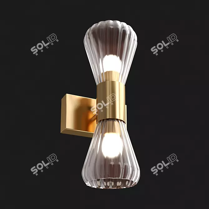 Elegant DIORI Sconce Light 3D model image 2