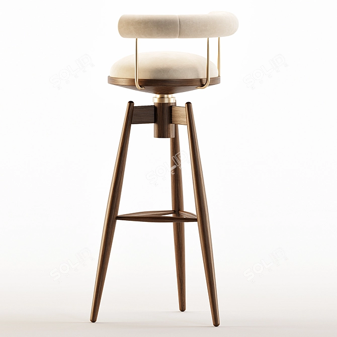 Stylish Dylan Bar Chair 2017 3D model image 2