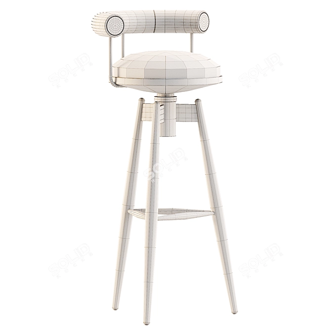 Stylish Dylan Bar Chair 2017 3D model image 4